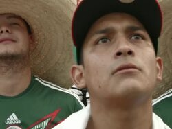 FIFA 2014 World Cup Fan Fest: Mexico v Cameroon Stock Footage