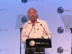 OPENING SPEECH - Richard Branson Stock Footage