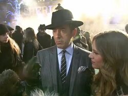 Sherlock Holmes UK Premiere Stock Footage