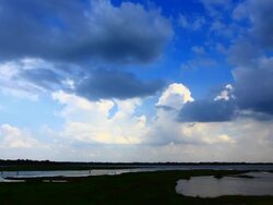 Moving clouds Stock Footage