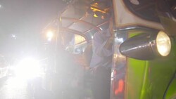 Tourist riding Tuk Tuk in Bangkok 4K Stock Footage