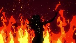 girl on fire Stock Footage