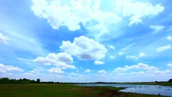 Moving clouds Time lapse Stock Footage