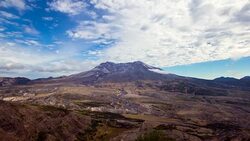 Mt St Helens Time Lapse 1 wide Stock Footage