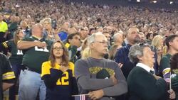 Fans Chant 'USA! USA!' At Bears-Packers Game Instructional Video