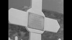 Graves of dead sailors of Vichy French Navy in cemetery in Algeria during World War II News Clip