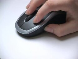 Using computer mouse fast Stock Footage
