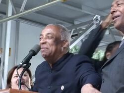 May 12, 2011 Rally and March - City Hall Stock Footage