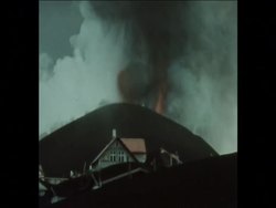 SYND 02-02-73 VOLCANO ERUPTS ON THE ISLAND OF HEIMAEY IN ICELAND Instructional Video