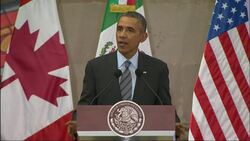 Obama, Pena Nieto, and Harper comment at trade summit News Clip