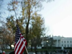 Immigration Groups Celebrate Obama Executive Action In Front Of White House Stock Footage