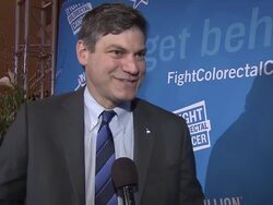 INTERVIEW - Gastroenterologist Mark Pochapin  - Fight Colorectal Cancer: One Million Strong - Colon Cancer Awareness 2014 Stock Footage