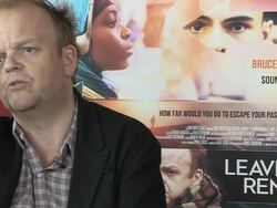 Toby Jones on balancing Hollywood work with independent projects at 'Leave to Remain' Interviews Stock Footage