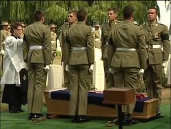 Reburial of Australian WWI soldier News Clip