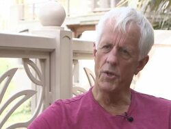 INTERVIEW: Michael Apted on his roots in documentary at the 2012 Dubai International Film Festival: Michael Apted Interview. Stock Footage