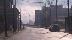 Deserted Johnstown, PA street News Clip