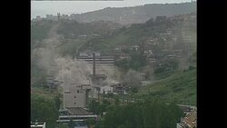 Siege of Sarajevo during Bosnian War - Shelling in City News Clip