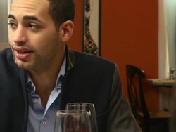 Attractive Man on a Bad Date Stock Footage