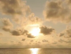 Sunset clouds timelapse Stock Footage