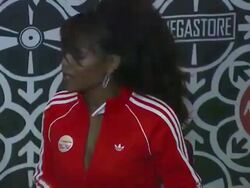 Janet Jackson Signing Copies of Her New CD '20 YO' Stock Footage