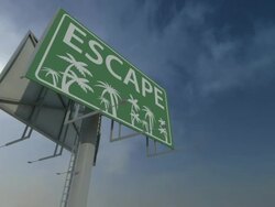 Escape from your life Stock Footage