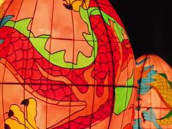 The Moon Festival lantern Stock Footage