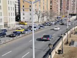 Traffic on the FDR Drive, Manhattan, New York Stock Footage