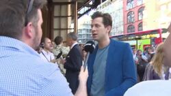 Mark Ronson at The Curious Incident of the Dog in the Night-Time ' Cast Change Stock Footage