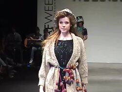 Models on the runway at Buenos Aires Fashion Week on February 22, 20110, in Buenos Aires, Argentina. (Footage by Meche Marmol/LatinContent/Getty Images) Stock Footage