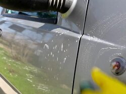 Hand Car Wash Sponge Stock Footage