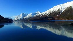 Ranwu lake,Tibet landscape, Tibet, China. Stock Footage