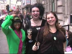 Harry Potter fans queue up for last Harry Potter book launch News Clip