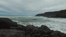 Ocean waves crashing Stock Footage