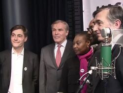 Will.I.Am & Millennium Foundation Present the MASSIVEGOOD STUDIO Stock Footage