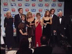 1999 TV Guide Awards press room Stock Footage