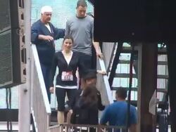 Jessica Alba, Jessica Biel and Dr. Oz at the EIF Revlon Run/Walk for Women in New York at the Celebrity Sightings in New York at New York NY. (Footage by WireImage Video/GettyImages) Stock Footage