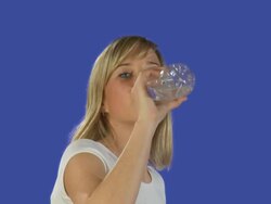 HD: Drinking Water Stock Footage