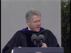 USA: PRESIDENT CLINTON WARNS OF DANGER OF DRUG TRAFFICKERS News Clip
