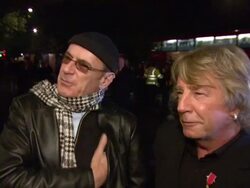 INTERVIEW: Rick Parfitt and Francis Rossi on the importance of the event and other acts. *Guardian & Telegraph Out* at The Prince's Trust Rock Gala 2010 Arrivals at London England. (Footage by WireImage Video/GettyImages) Stock Footage