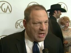 INTERVIEW - Harvey Weinstein on being here, on what makes a good producer at the 24th Annual Producers Guild of America Awards on 1/26/13 in Beverly Hills, CA. Stock Footage