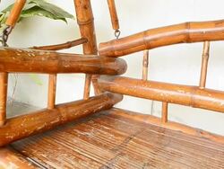 Bamboo stretcher Stock Footage