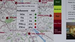 Indian govt scientist warns of "very poor" air quality in New Delhi News Clip