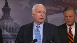 Senator John McCain joined fellow Republican Senators Tom Coburn, Richard Burr and Jeff Flake to discuss new Veterans Affairs legislation. (June 3) News Clip
