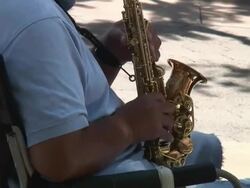 (HD1080i) Saxophone Fingers Stock Footage