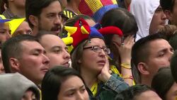 CLEAN : Copa: Bogota celebrates as their team makes it to quarter finals News Clip