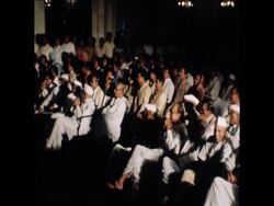 SYND 29 3 77 ACTING PRESIDENT JATTI ADMINISTERS OATH TO NEW CABINET News Clip