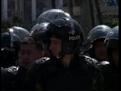 Kyrgyz opposition holds large rally in capital against embattled president Instructional Video