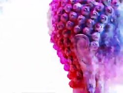 HD 1080i Rotating Buddha Head with FX Stock Footage