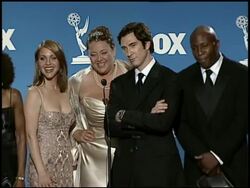 1999 Emmy Awards Press Room Stock Footage