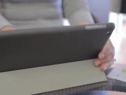 Women using digital tablet,Dolly Shot Stock Footage